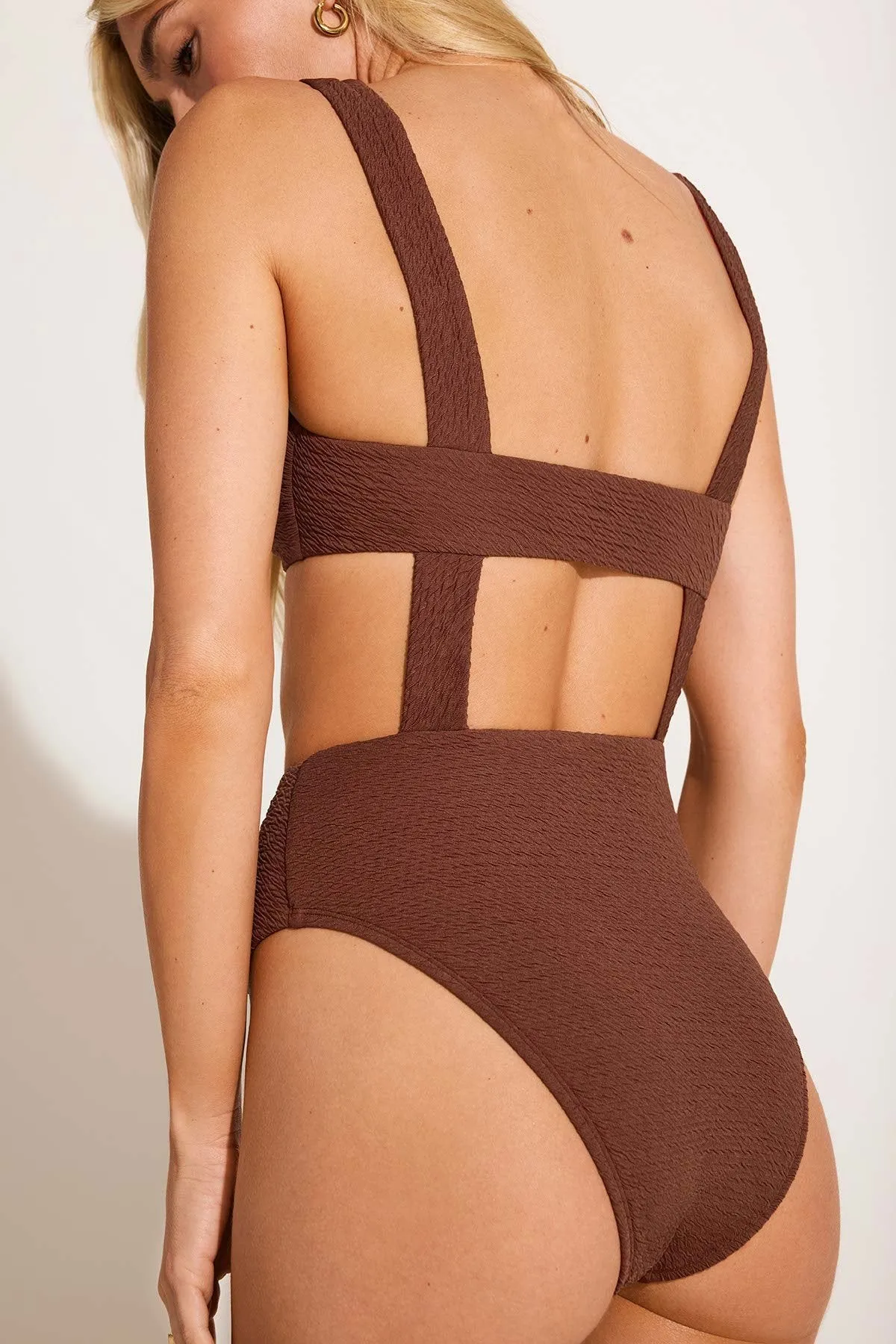 Skylar One Piece - Brick Riviera Ripple