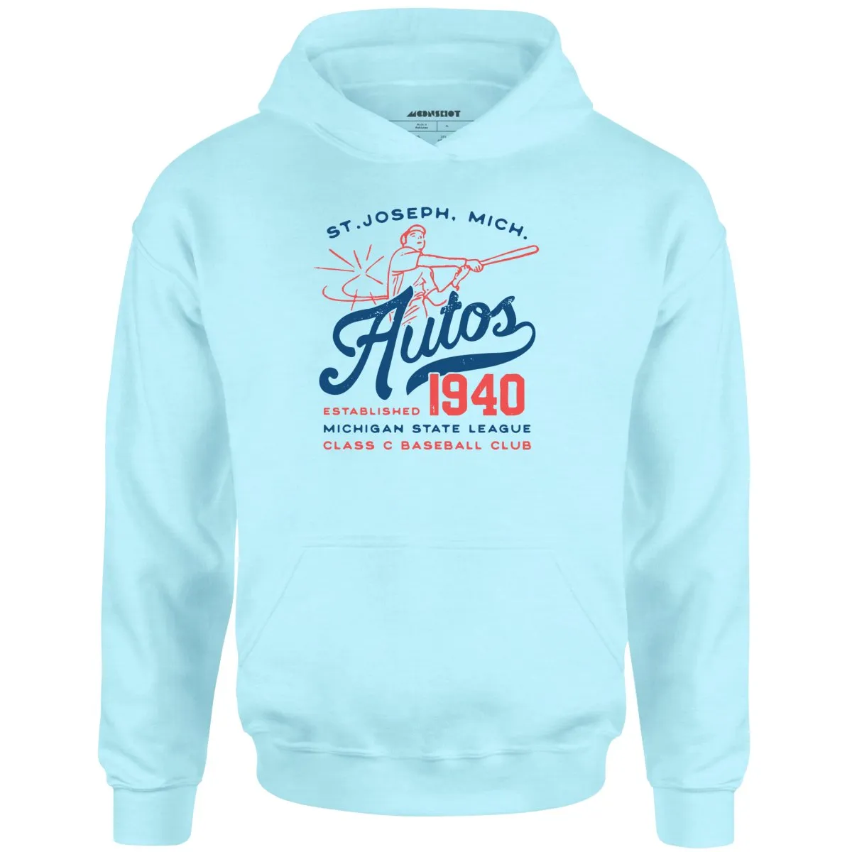 St. Joseph Autos - Michigan - Vintage Defunct Baseball Teams - Unisex Hoodie