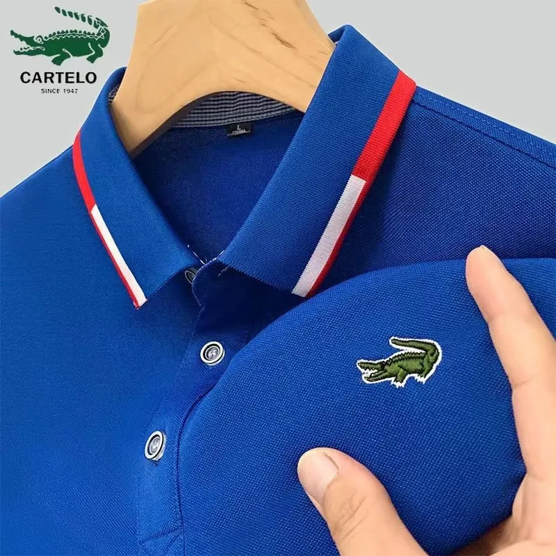 Summer New Short-Sleeved Golf Polo Shirt.