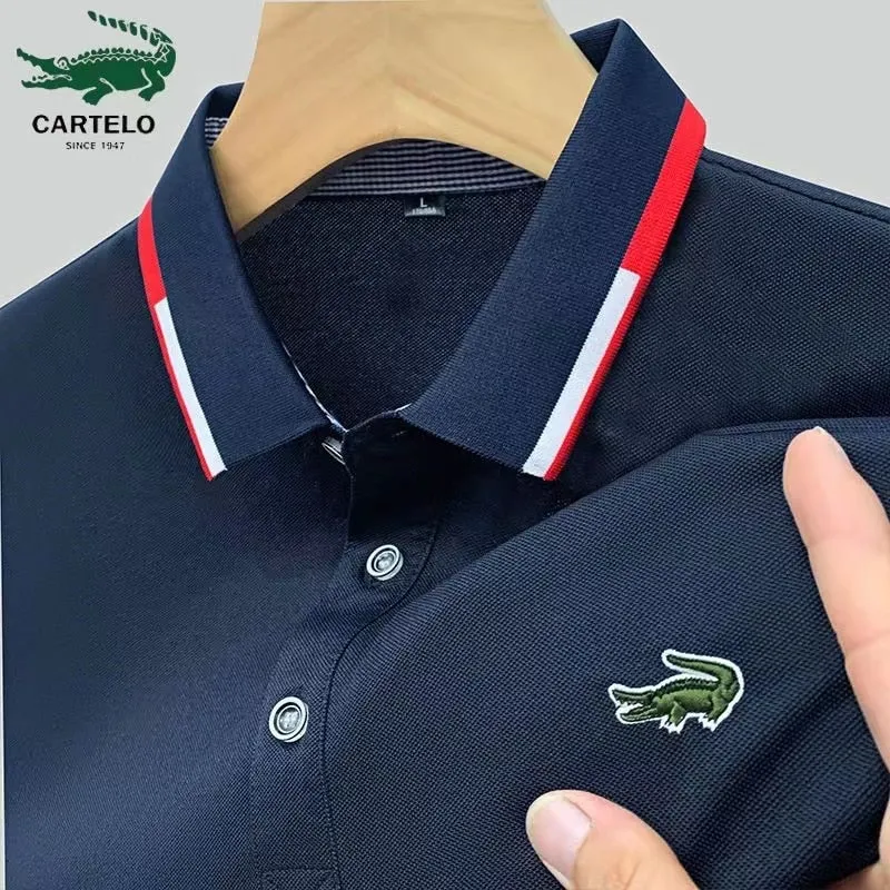 Summer New Short-Sleeved Golf Polo Shirt.