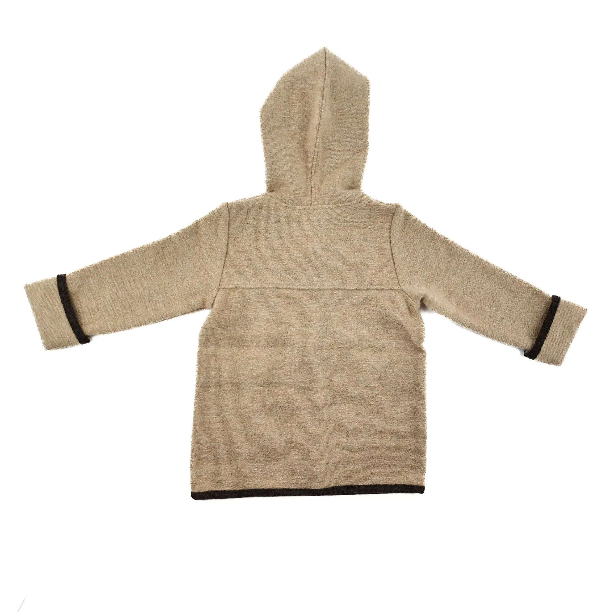 Toggle Coat with Hood - Beige