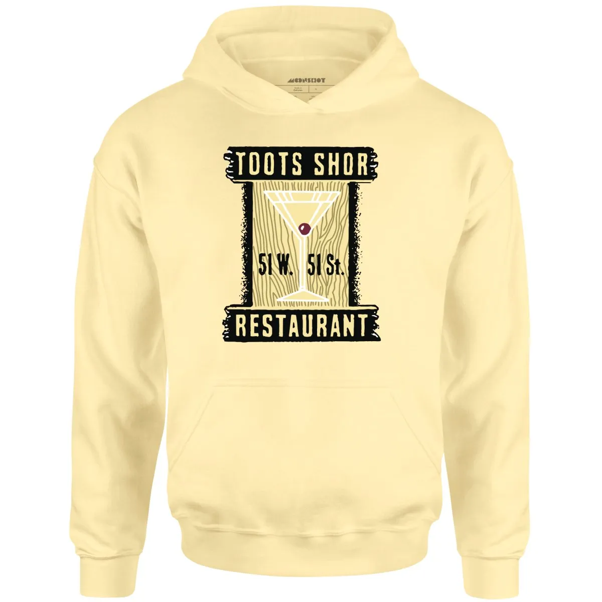 Toots Shor - Manhattan, NY - Vintage Restaurant - Unisex Hoodie