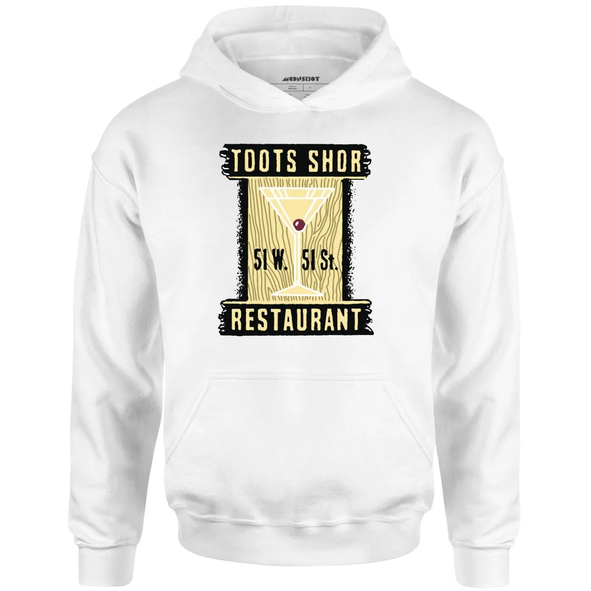 Toots Shor - Manhattan, NY - Vintage Restaurant - Unisex Hoodie