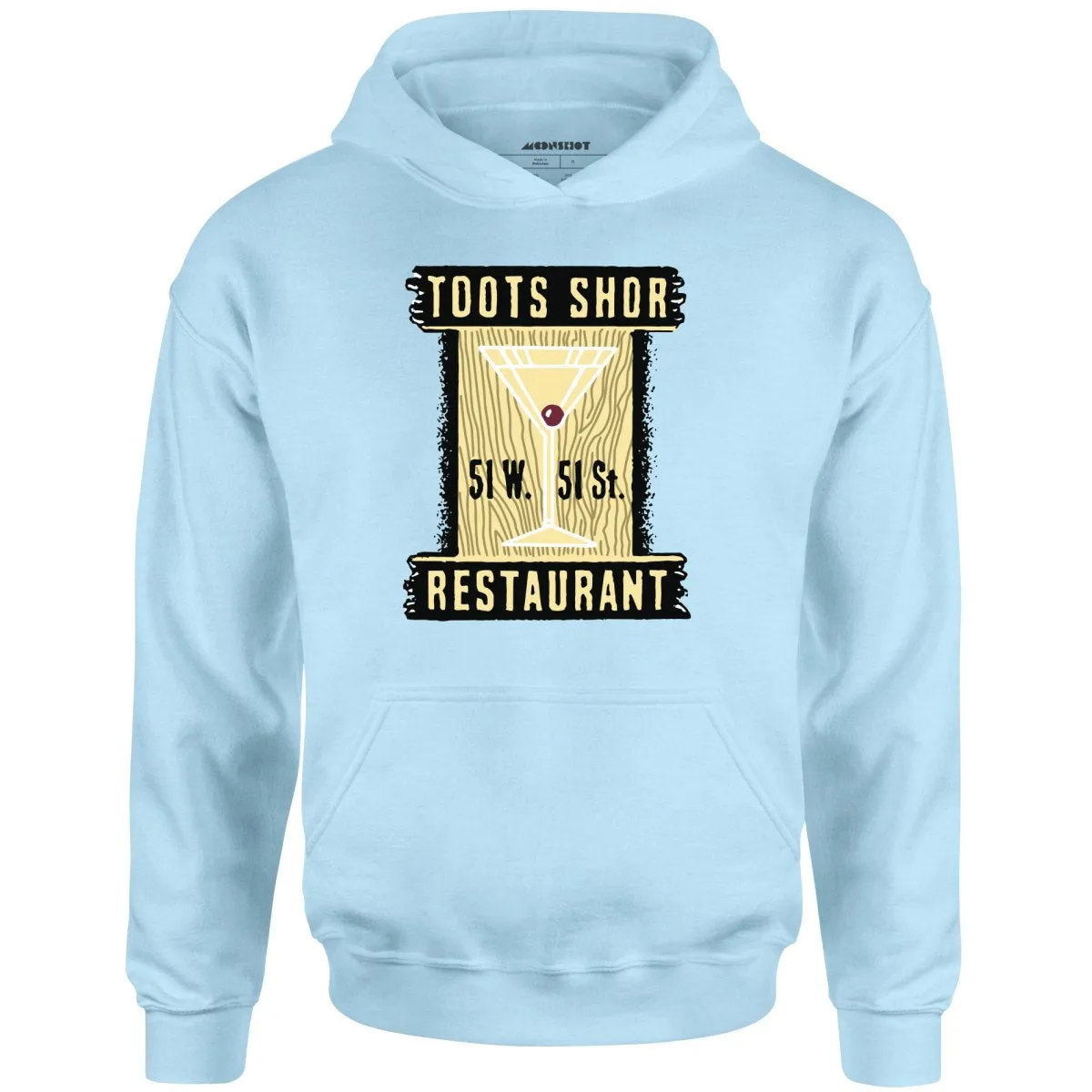 Toots Shor - Manhattan, NY - Vintage Restaurant - Unisex Hoodie