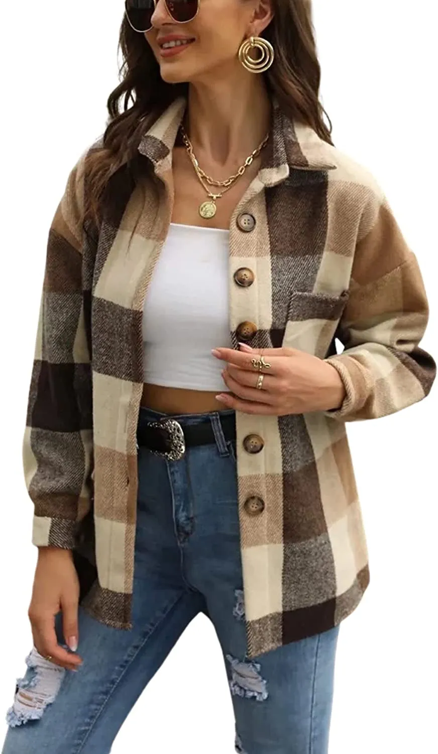 Women's  Flannel Shacket