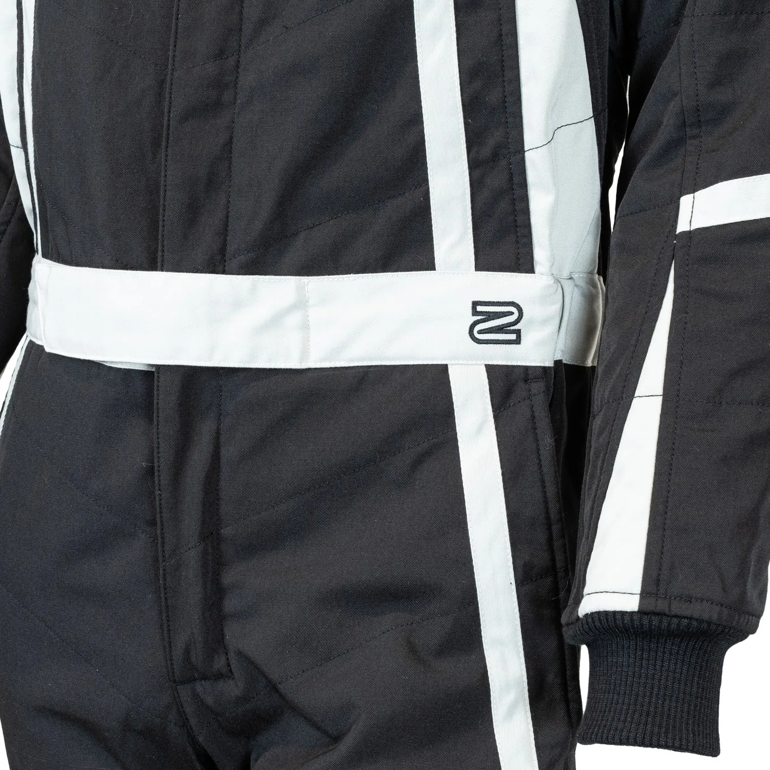 Zamp ZR-52F FIA Race Suit - Black/White